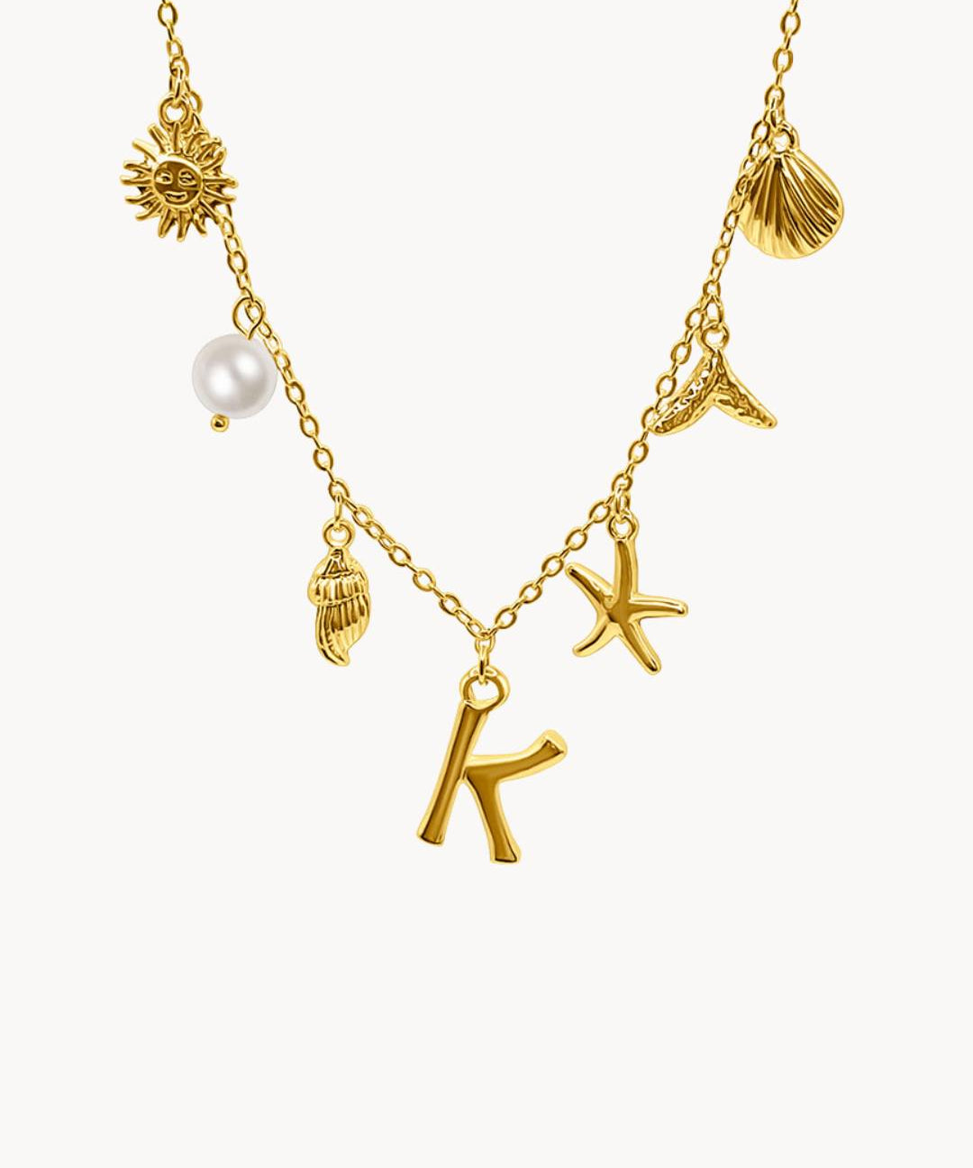 Capri Letter Necklace