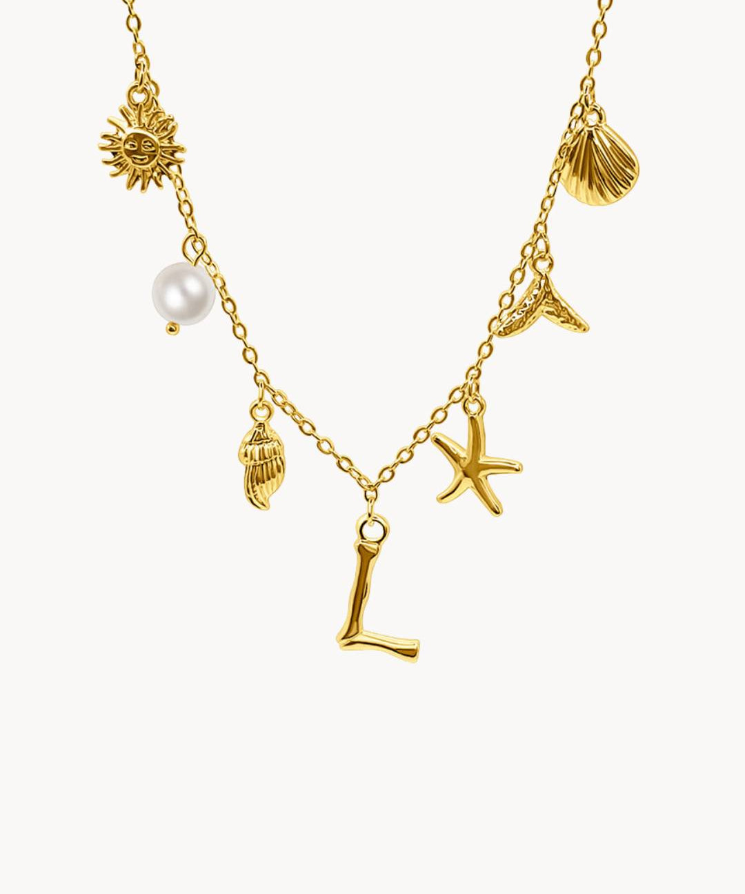 Capri Letter Necklace