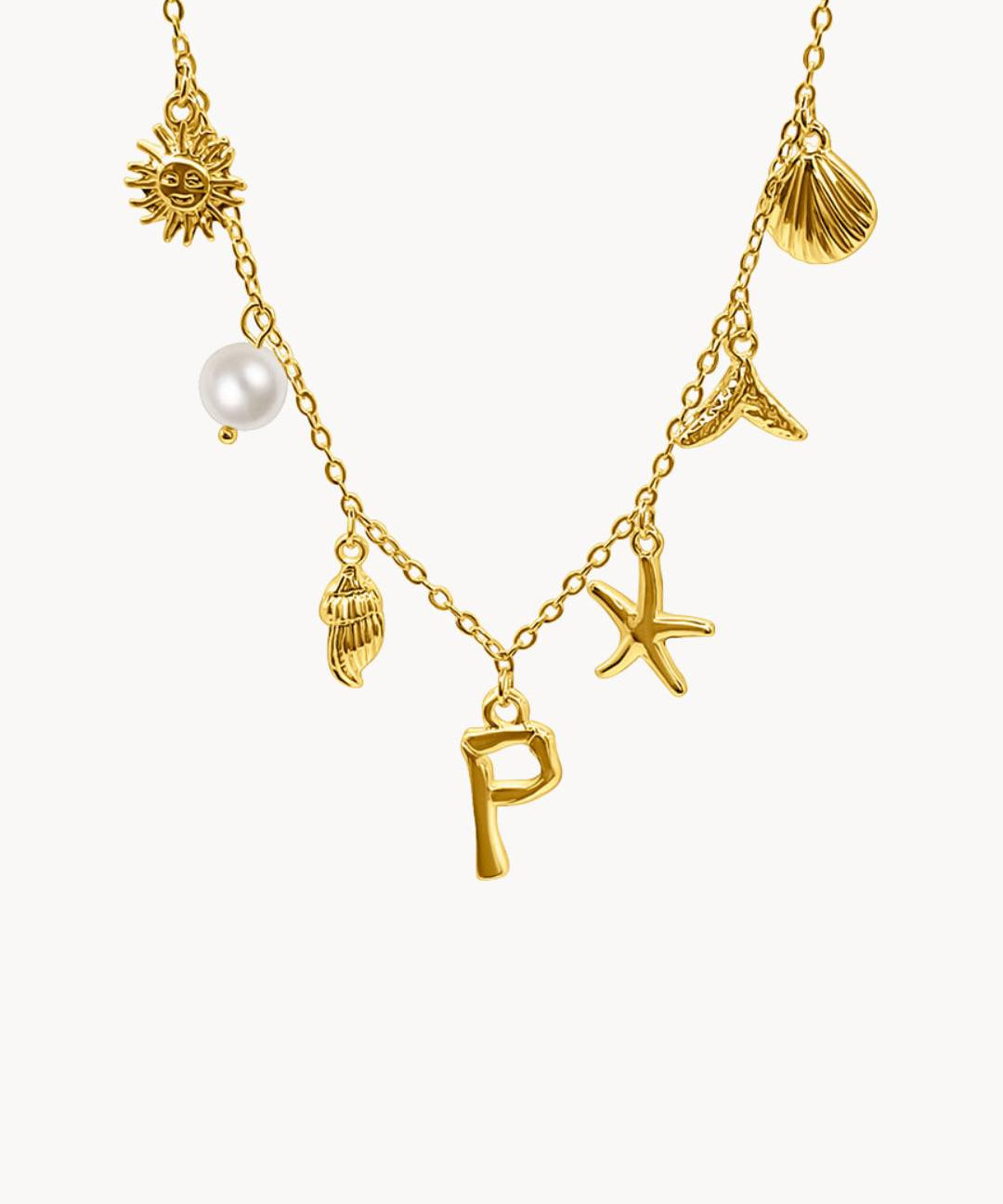 Capri Letter Necklace