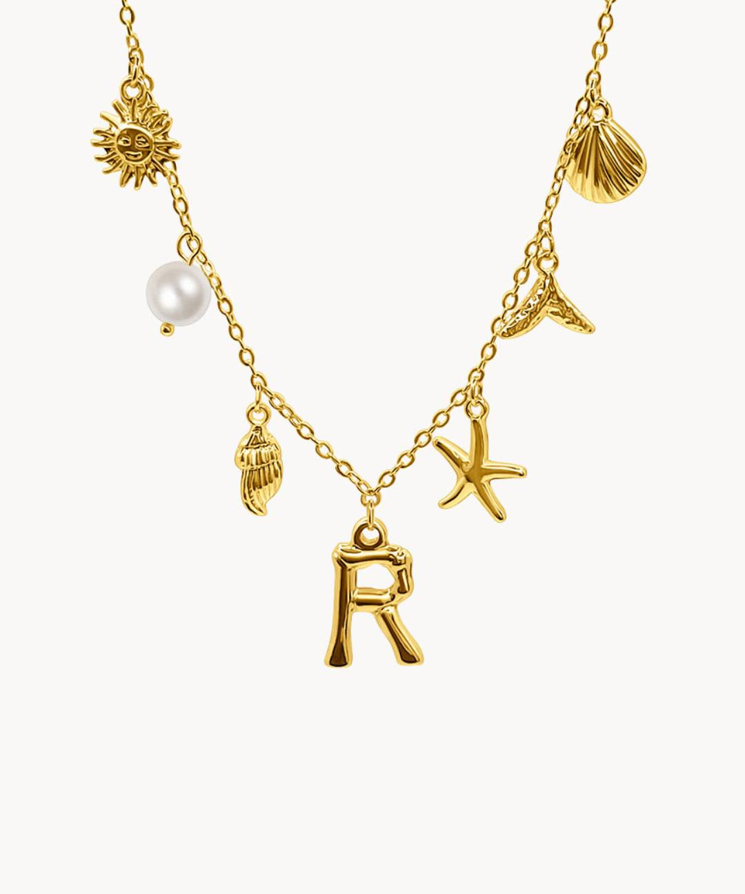 Capri Letter Necklace