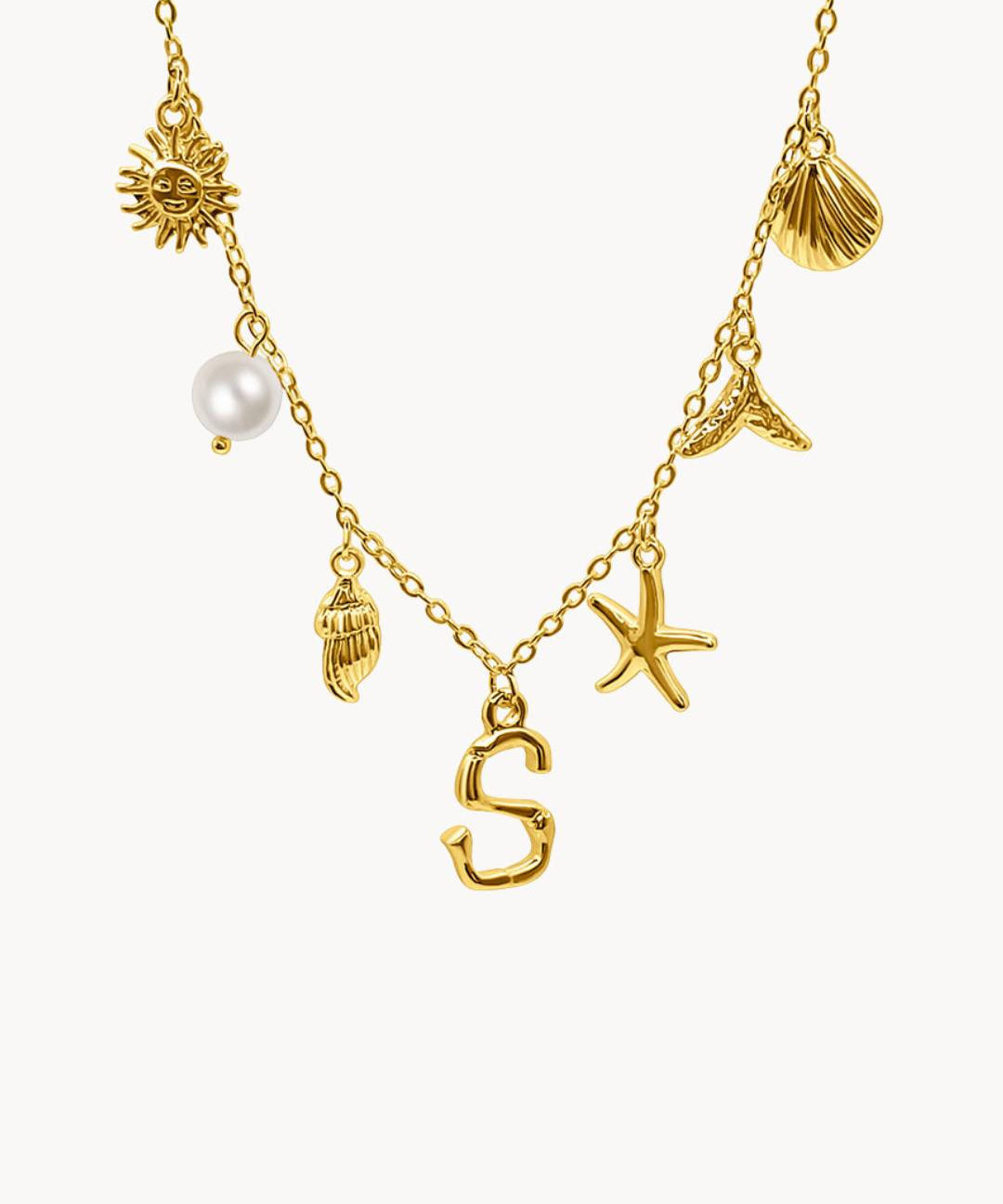 Capri Letter Necklace