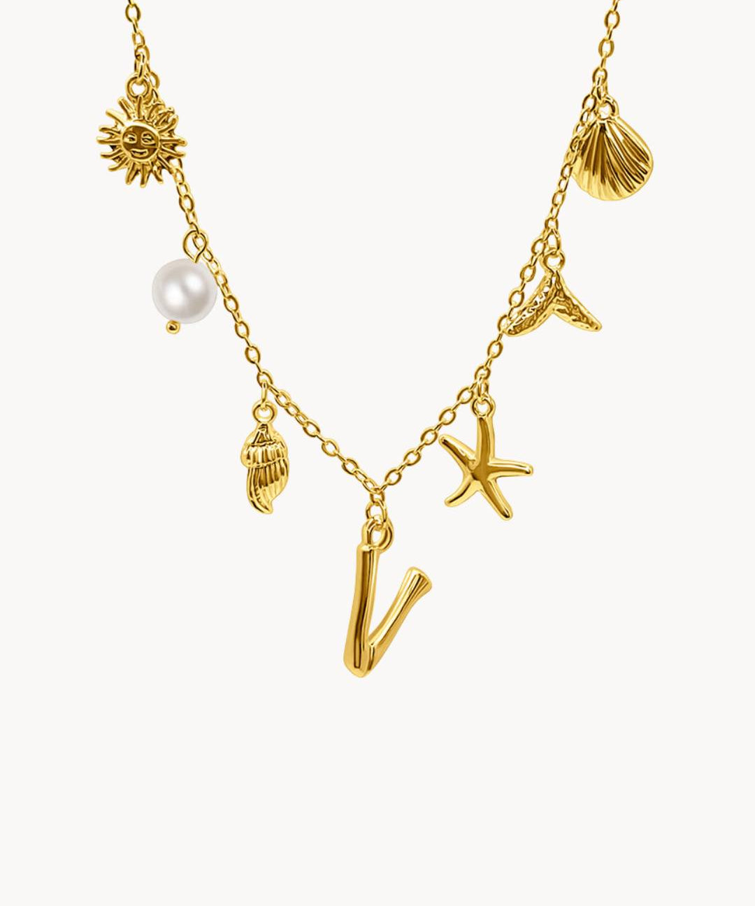 Capri Letter Necklace