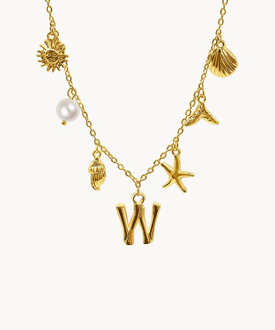 Capri Letter Necklace
