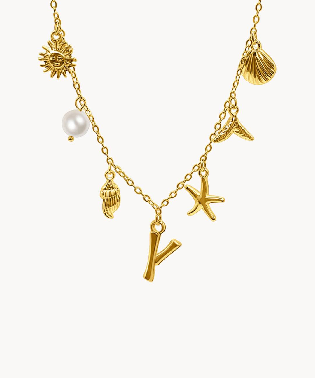 Capri Letter Necklace