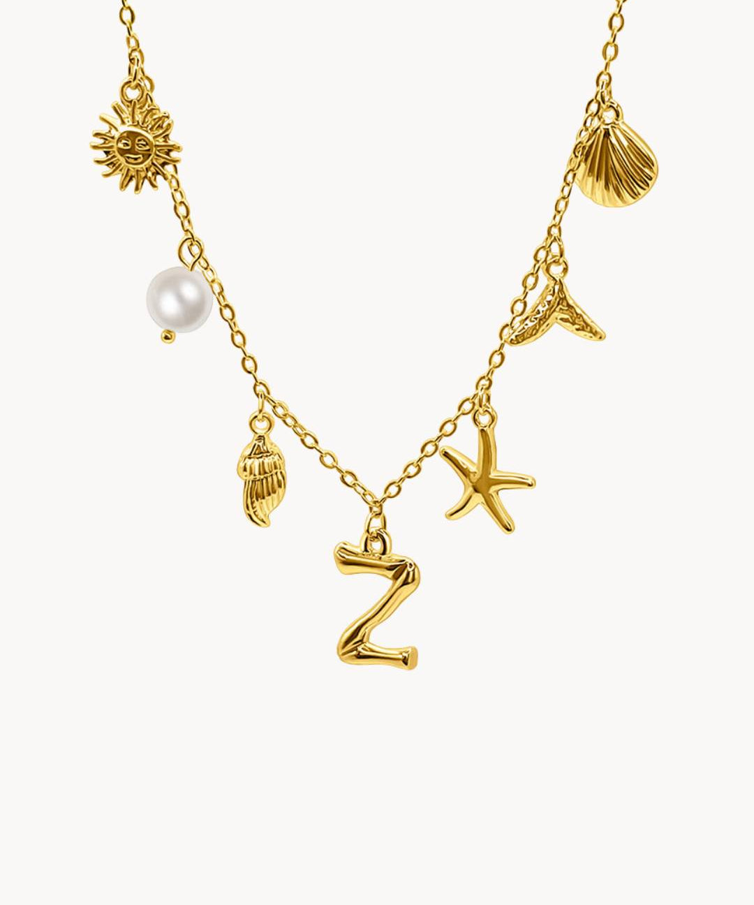 Capri Letter Necklace