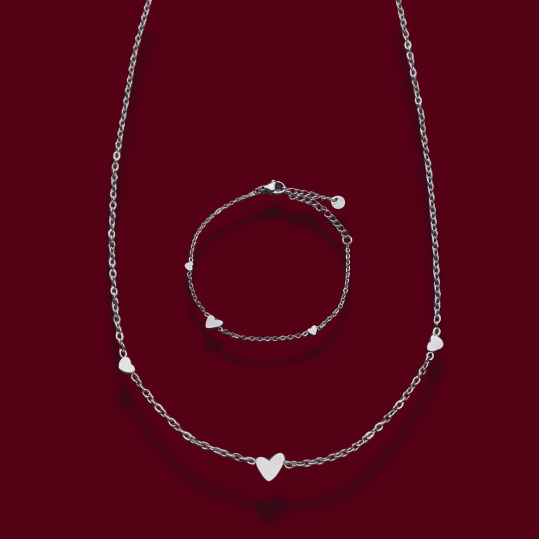 🎁 Free Heart Set (Necklace + Bracelet)