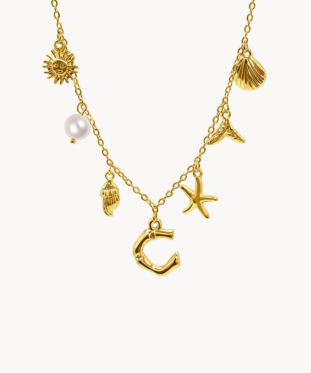 Capri Letter Necklace