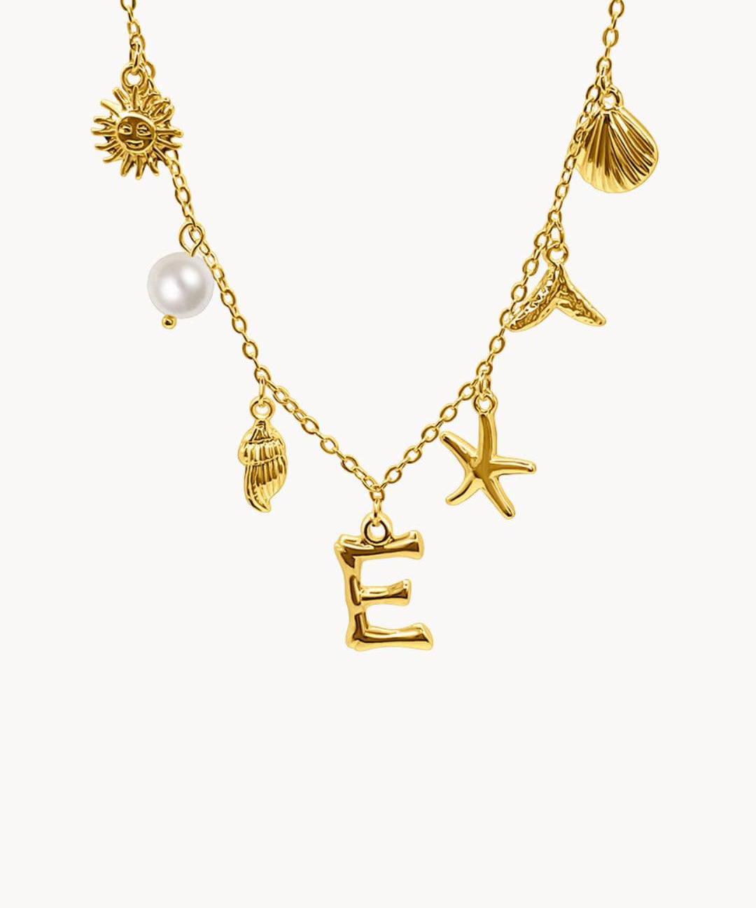Capri Letter Necklace