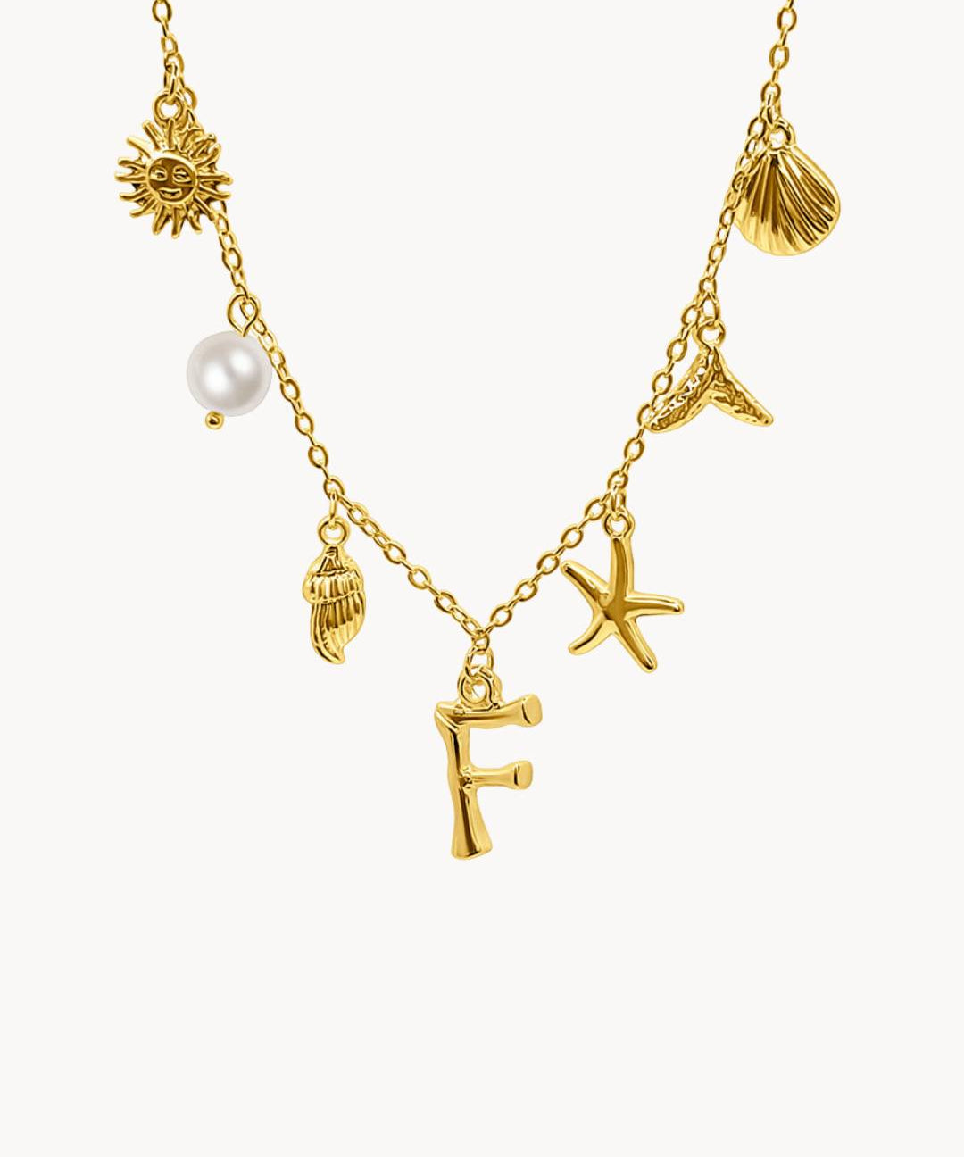 Capri Letter Necklace
