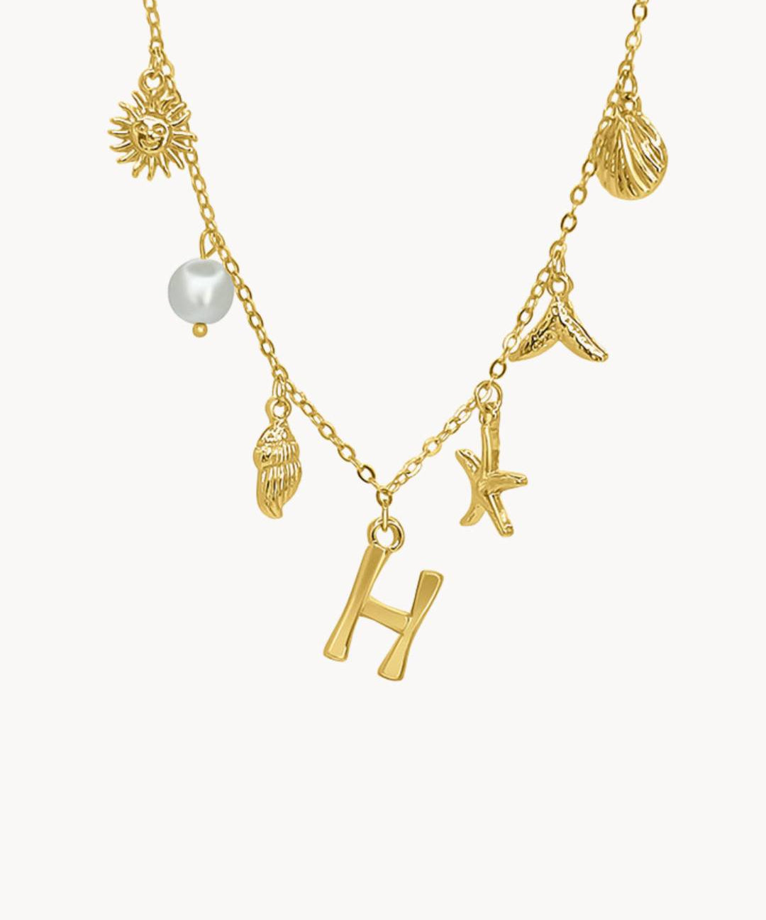 Capri Letter Necklace
