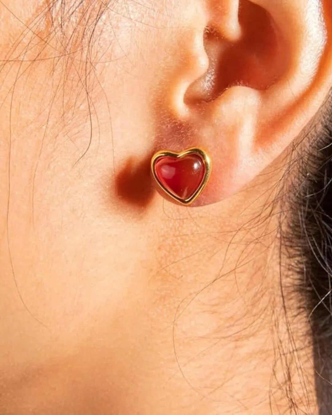 CADUCCI Amore Earrings, worn