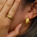 CADUCCI Belluno Earrings, worn