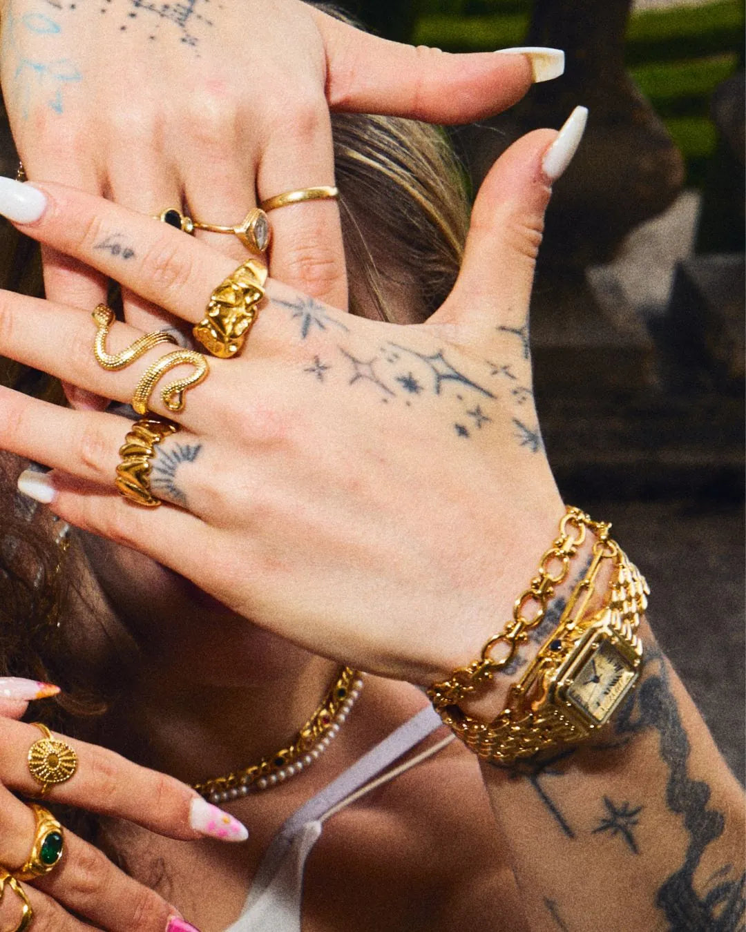 CADUCCI Portofino Bracelet worn in a stack