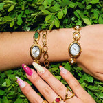 CADUCCI Portofino Bracelet worn with two CADUCCI watches