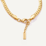 CADUCCI Venezia Necklace gold clasp, extender and engraved tag